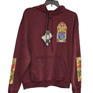 CivilizedD Hoddie Stained Glass No Love Lost Design Sz XL
